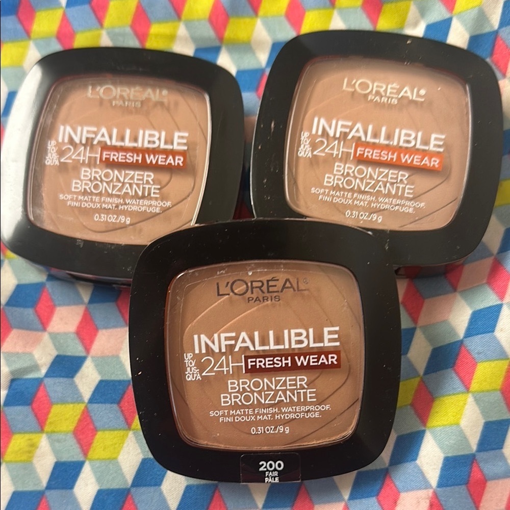 #200 L'Oreal Infallible Bronzer Trio